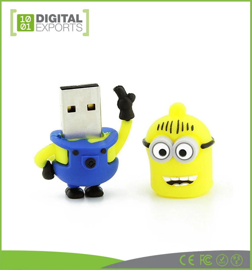 Custom Grizzly Bear Shape PVC USB Flash Drive 2GB 4GB Silicone Cartoon Memory Stick 16GB 64GB OEM PVC USB For iPhone - ANKUX.COM