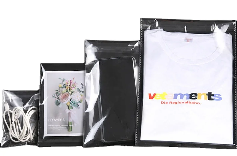 Sacchetti di cono trasparenti personalizzati di alta qualità OPP