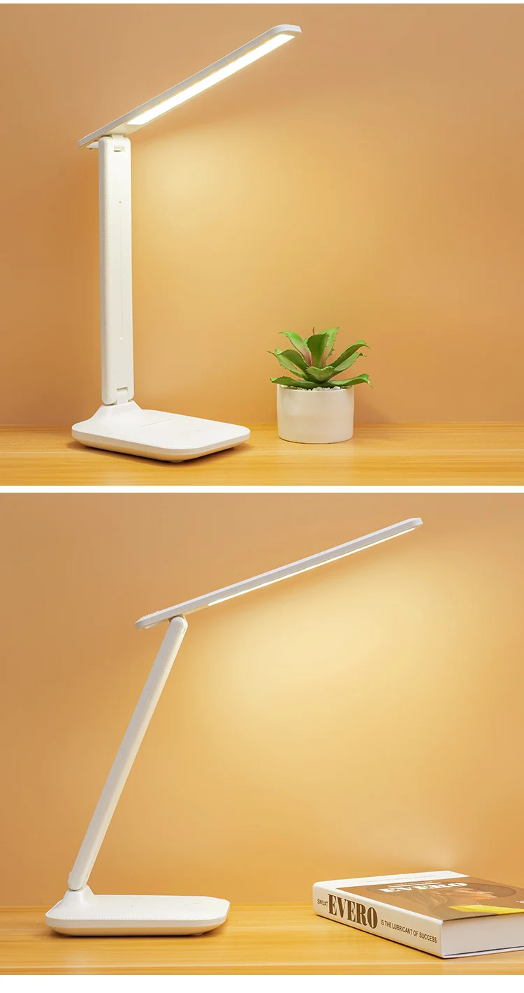 New Creative Foldable Desk Lamp Led Eye Care Reading Phone Holder Table