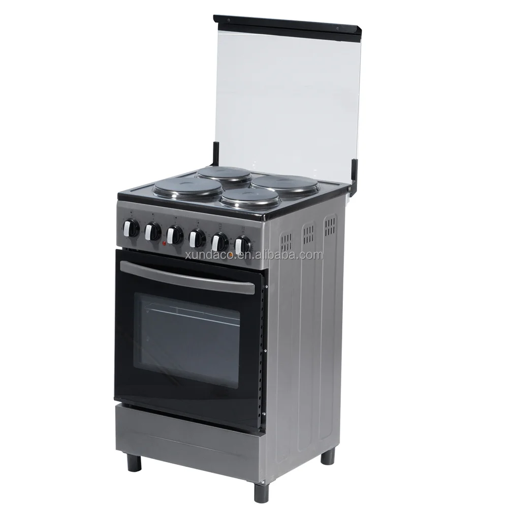 Xunda Free Standing Electric Cooking Range 4 Plate Electric Plate Cooker Kitchen Stove With Built-in Ovens
