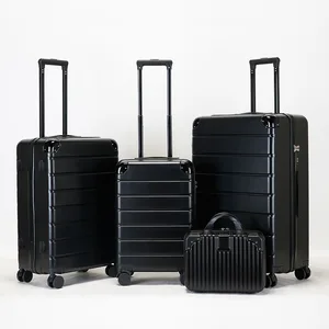 2026 New Neoprene Luggage Suitcase Trolley Large Capacity Export 20/24/28inch Set Durable Travel Bag