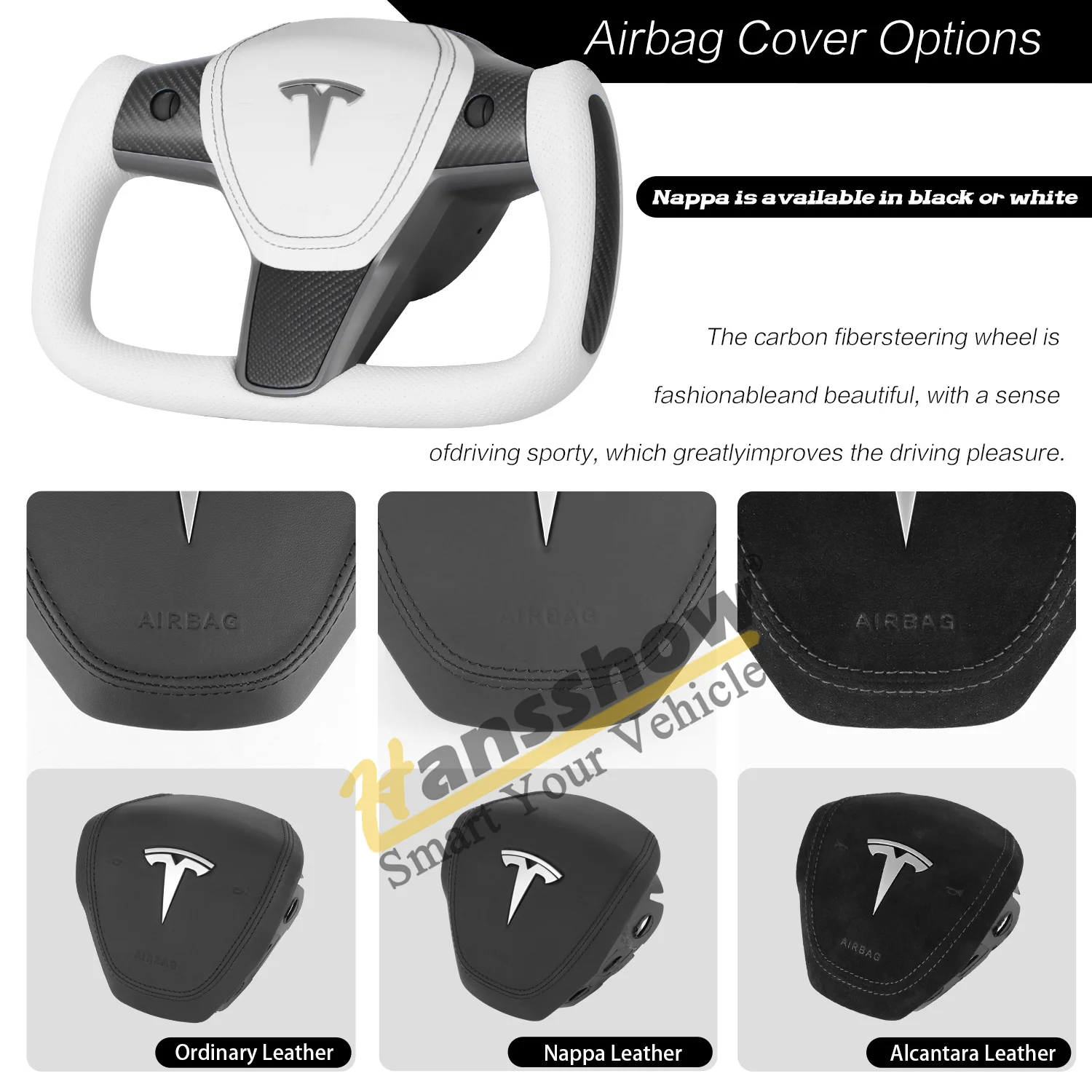 Model 3 Sr+ Model Y Yoke Heated Steering Wheel Retrofit For 2020 2021