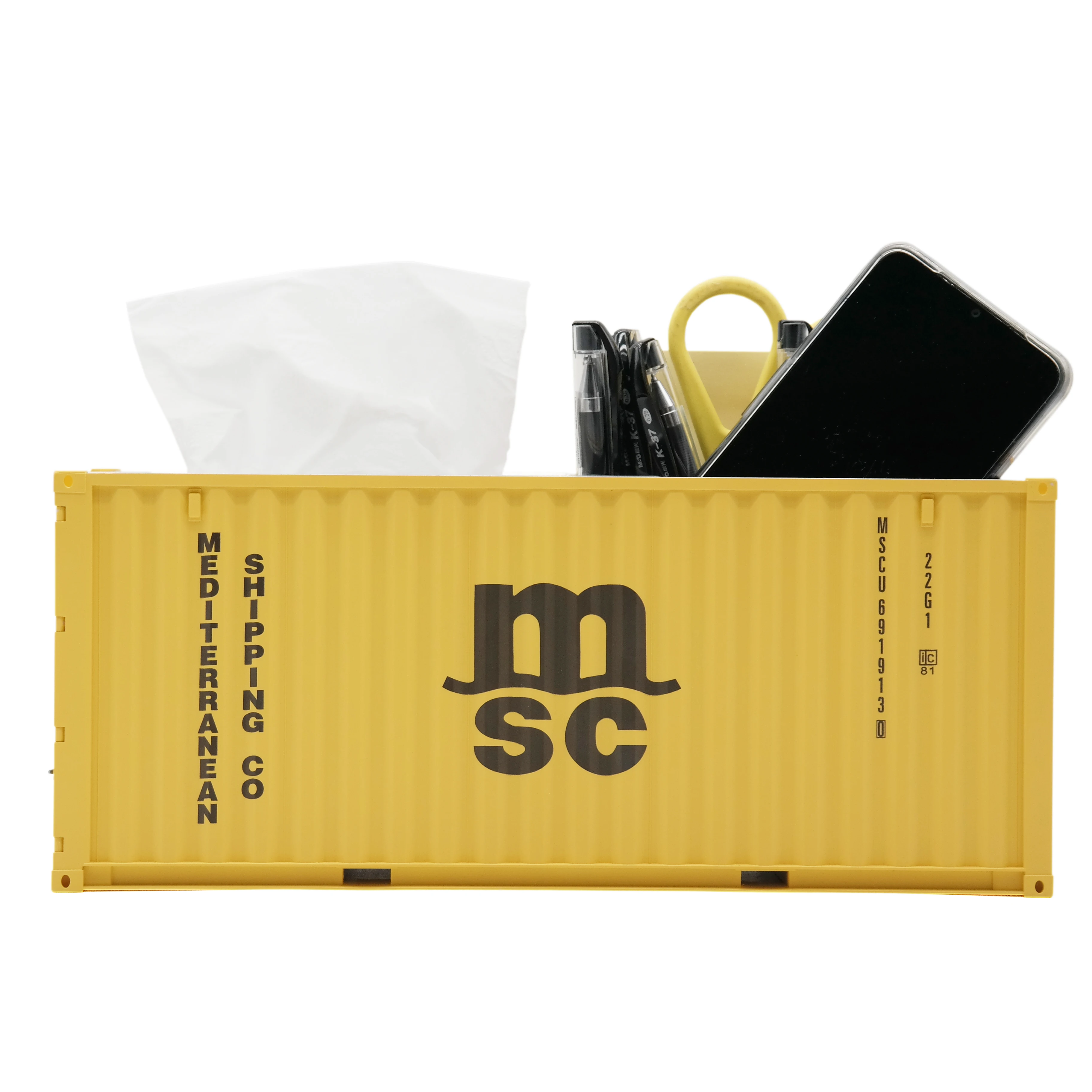 【A】1:20 Scale 20GP Shipping Container Logistics Freight Forwarder Gift MSC Customized Plastic Storage Box Container Model