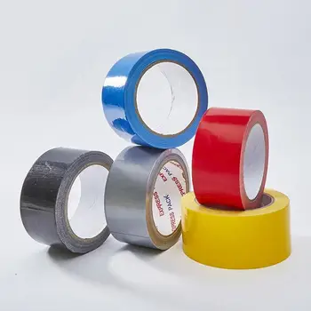 Strong Adhesive Black Thick Hot Melt 230 MIC Heavy Packaging Waterproof PE Cloth Duct Tape gaffer tape pipe wrapping tape