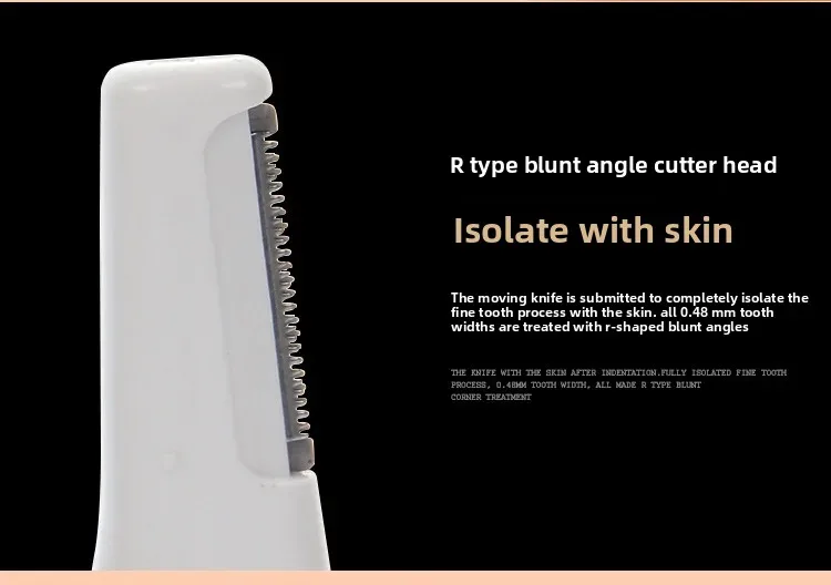 ANBOLIFE Compact Portable Electric Nose Hair Trimmer with Durable Plastic for Household Use