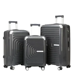 Luxury Suitcase Wholesale Popular PP Luggage Sets  Many Colors Trolley Suitcase Factory Wholesale Travel Bag Suitcases