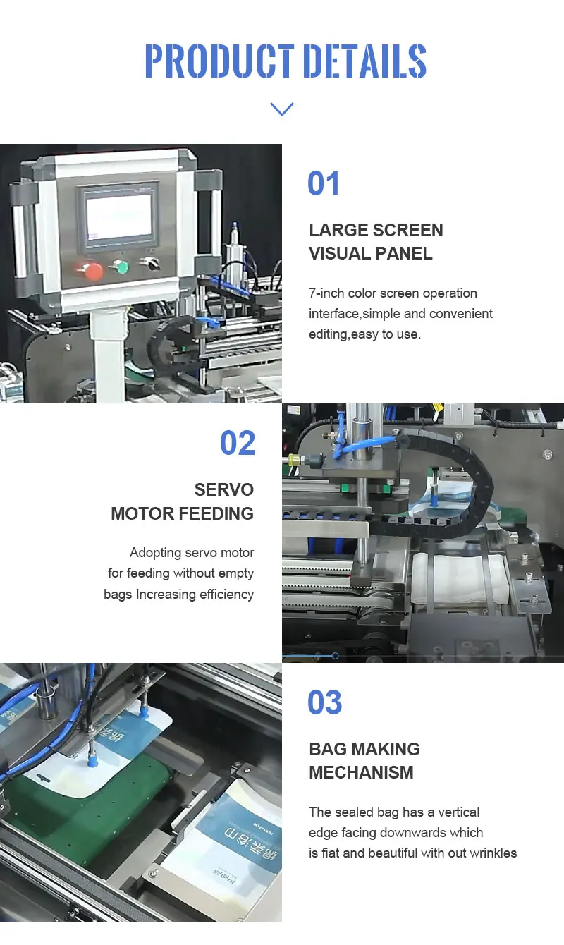Multifunction Book Packaging Machine Bath Towels Flow Packaging
