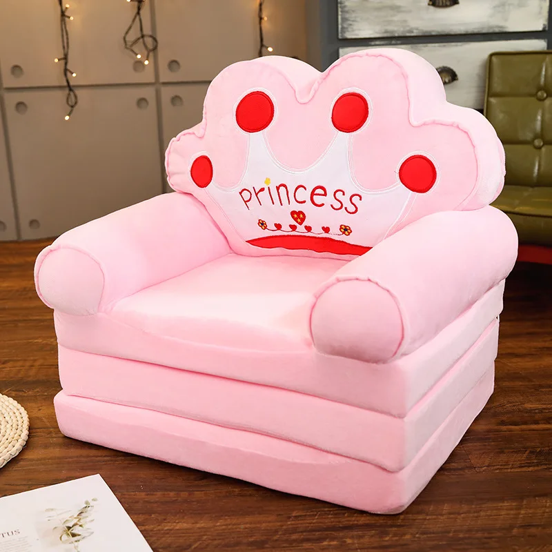 sillón niño muebles lindo dibujos animados tapizado sofá sleepover mini  asiento perezoso niños sofá
