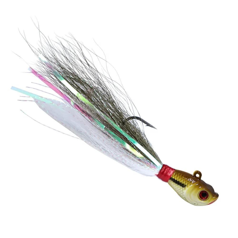 Leurre De Pêche En Mer Vertical Rapide - 6 Pouces Rose/blanc Avec Hameçon Fluo, 150g