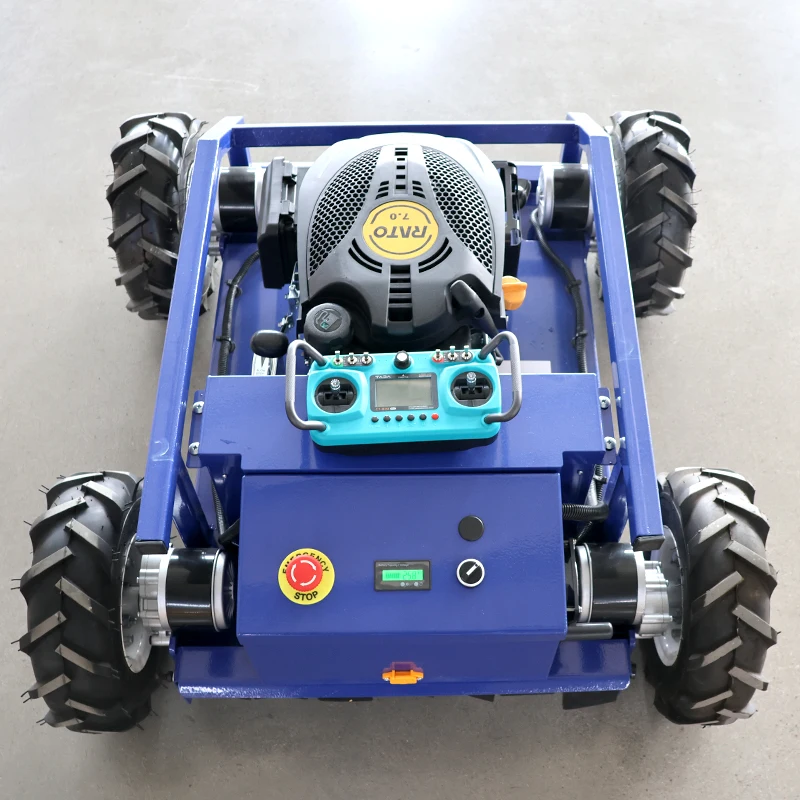 Factory Sales Grass Cutters Garden Motor Flail Professional Self-propelled Atv Remote Control Wheeled Lawn Mower