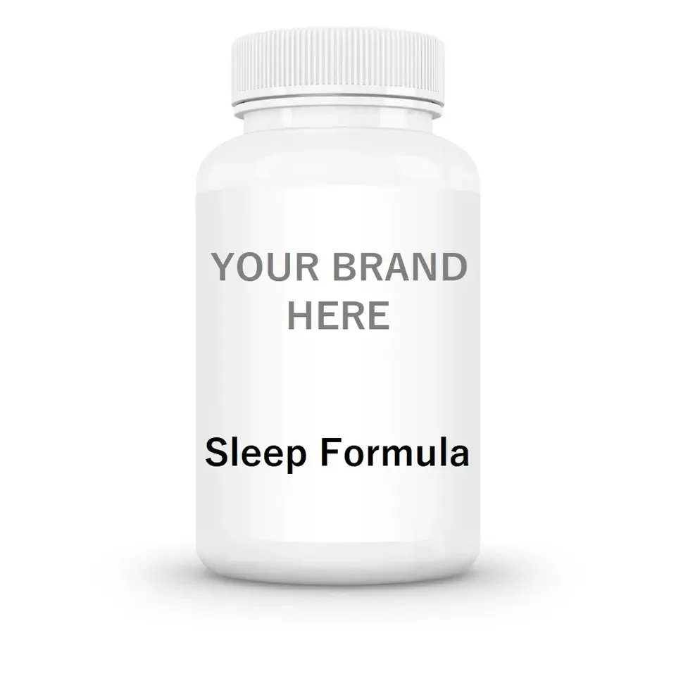 Private label sleep formula melatonin capsules gummies