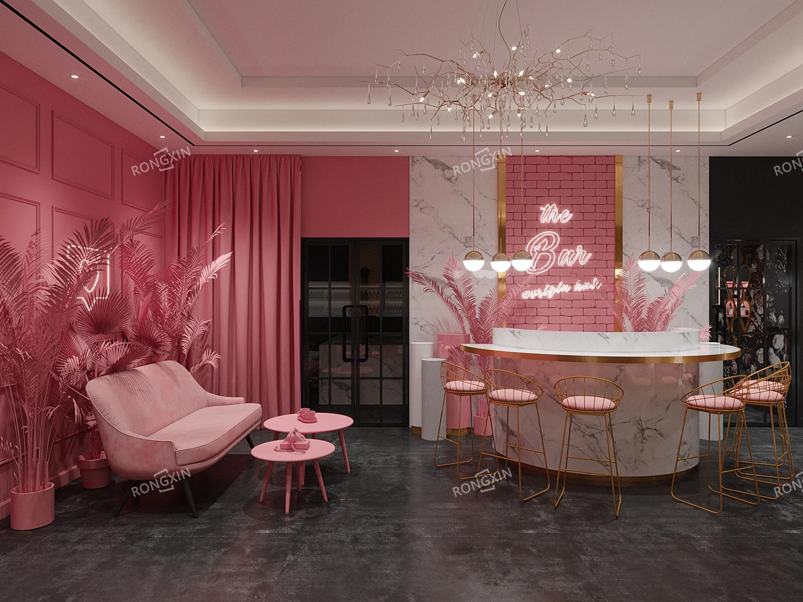 Luxury Modern Beauty Salon Furniture Beauty Salon Reception Desks