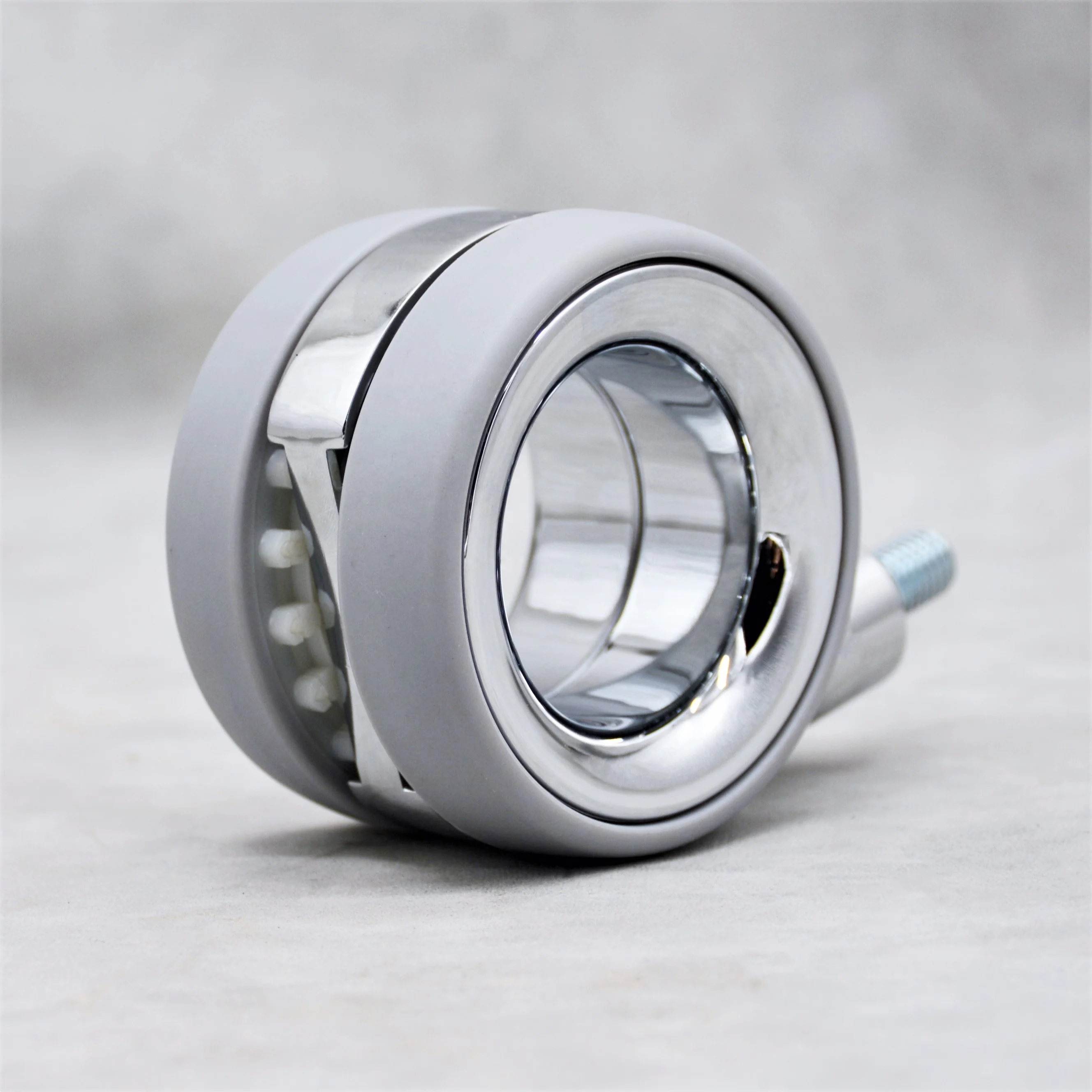 SS Standing Mirror Hollow Core Caster Wheels 75mm 3 Inch