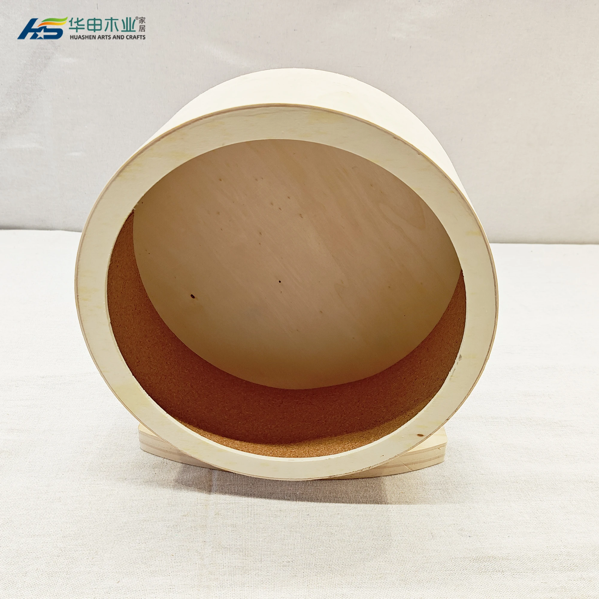 Factory Custom Pet Hamster Toys 20cm Wooden Exercise Running Wheel for Hamster