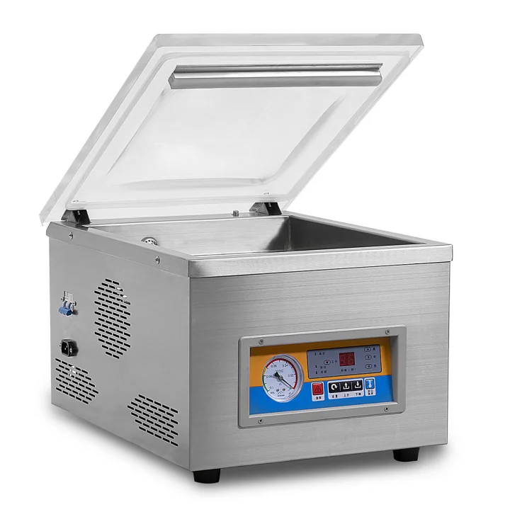 Commercial Food Chamber Vacuum Sealer Semi-vacuum Sealing Packing Machine  370W