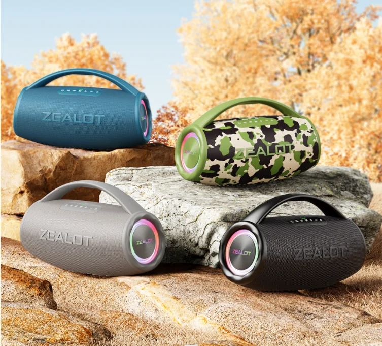 ZEALOT S97 ワイヤレススピーカー カモフラージュ 80W Zealot S97 Bluetooth Speaker 80W High Power Super Bass - Zealot