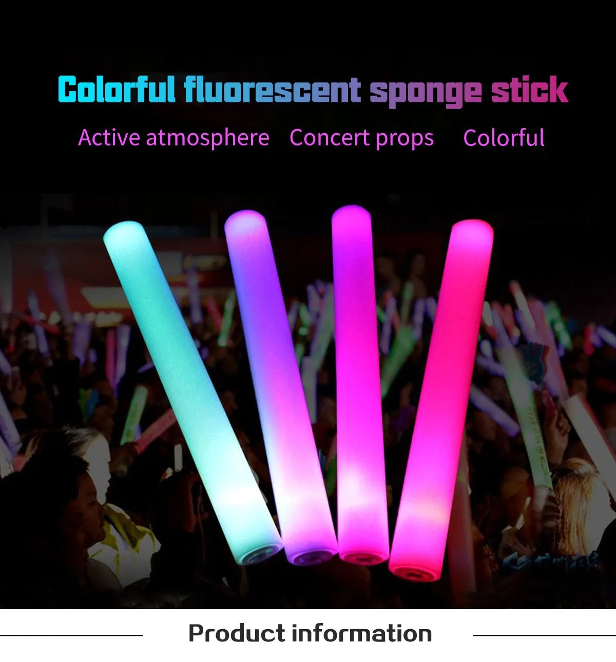 Led Foam Sticks Foam Glow Sticks Party Favors Light Up Flashing Glow Sticks Buy Led Foam