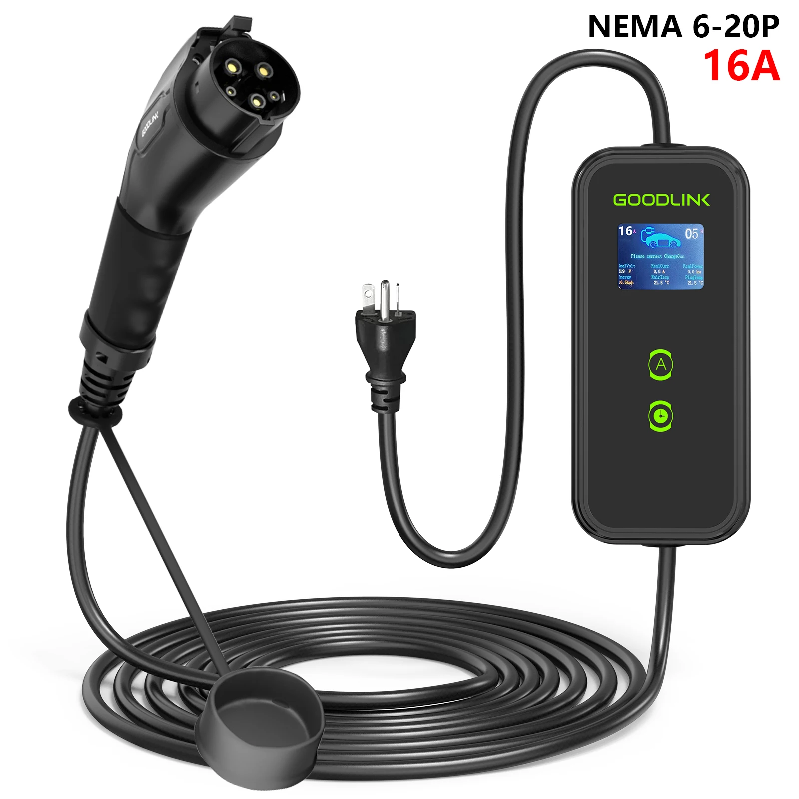 Best Price Waterproof 16a 32a 40a Adjustable Type 2 1 Gbt Portable Ev