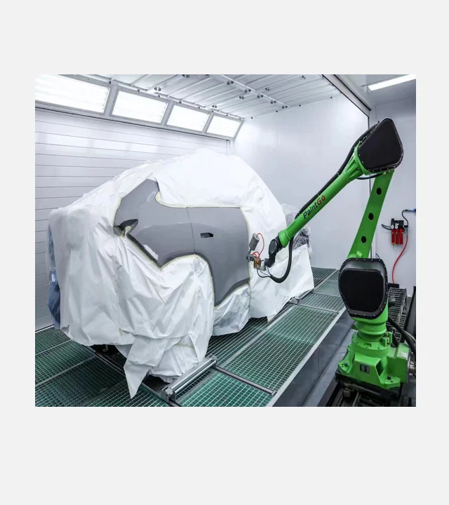 China Manufacturer Customized Automatic Paint Line Robot Arm Full Auto Paint System for Car & Car Parts Painting