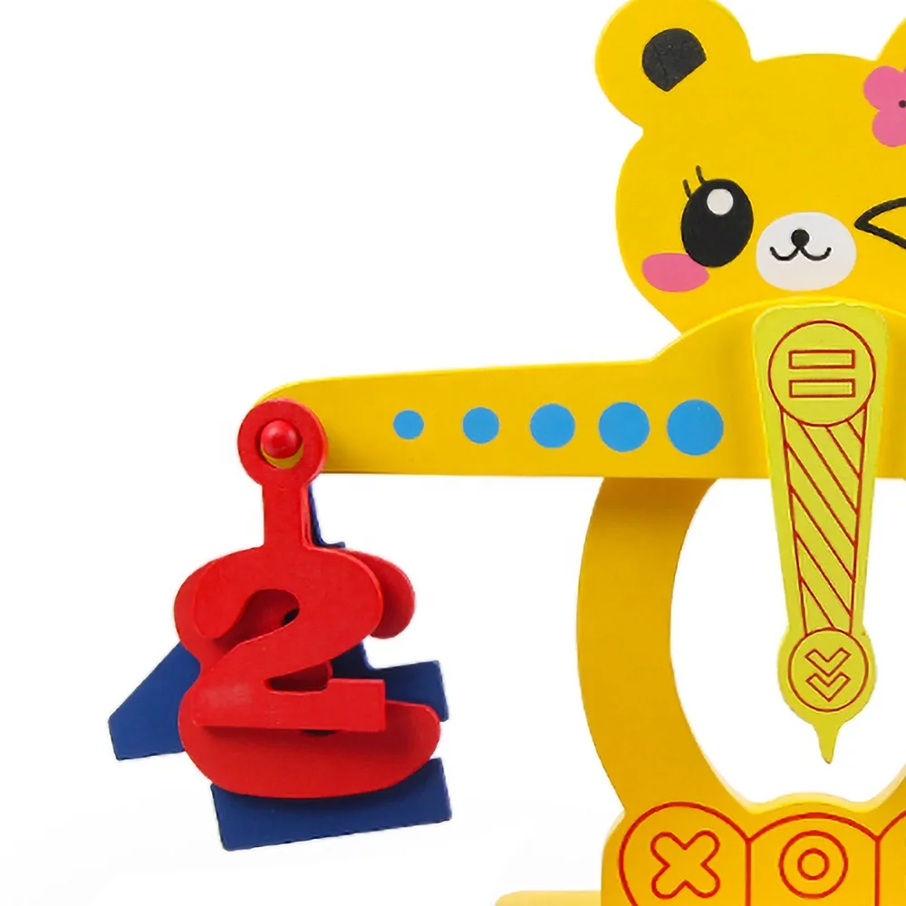 Цифровые весы с подсчетом, игрушка для раннего обучения, детские весы для просвещения, цифровое сложение и вычитание математических весов, игрушки