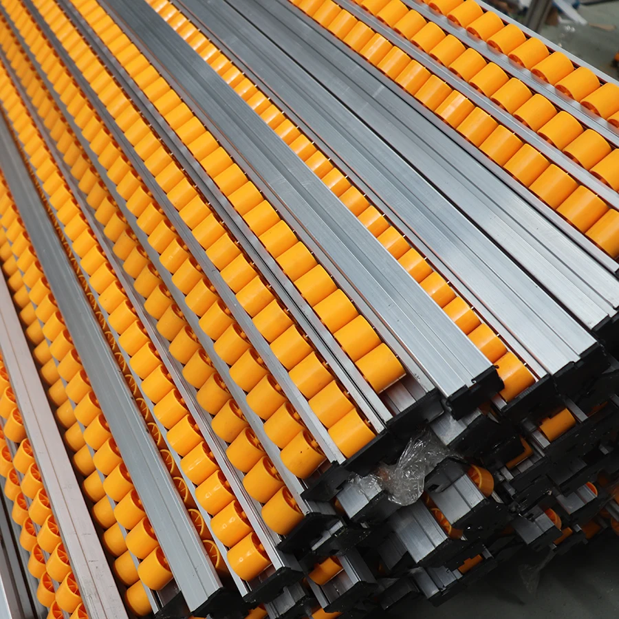 Колесный конвейер промышленные алюминиевые роликовые гусеницы складские