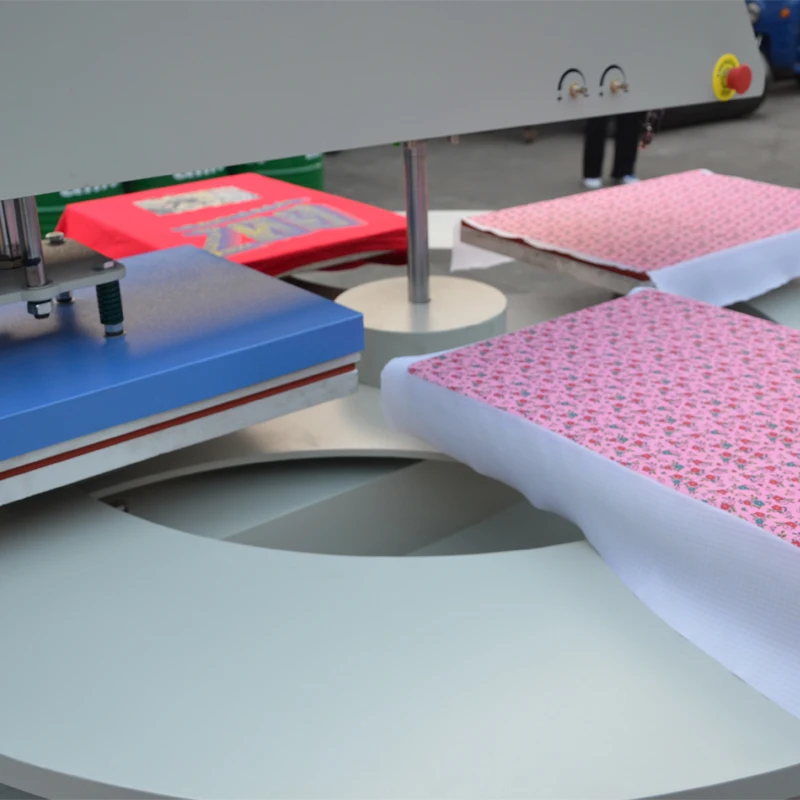 Factory 40*50 40*60 cm Automatic Rotary Heat Press Sublimation 4 Station Heat Press Machine factory