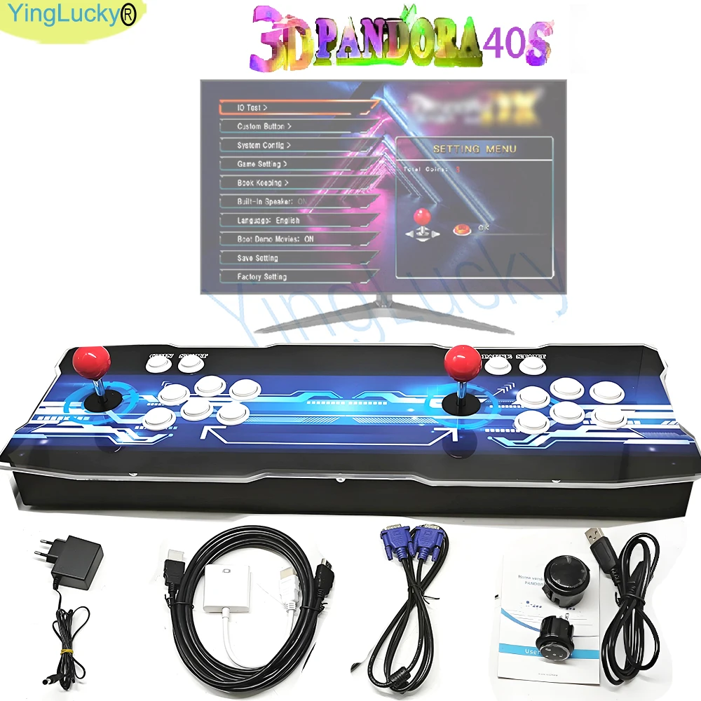 2025 New S812 Pandora 30000 in 1 3D Game Box - Retro Arcade