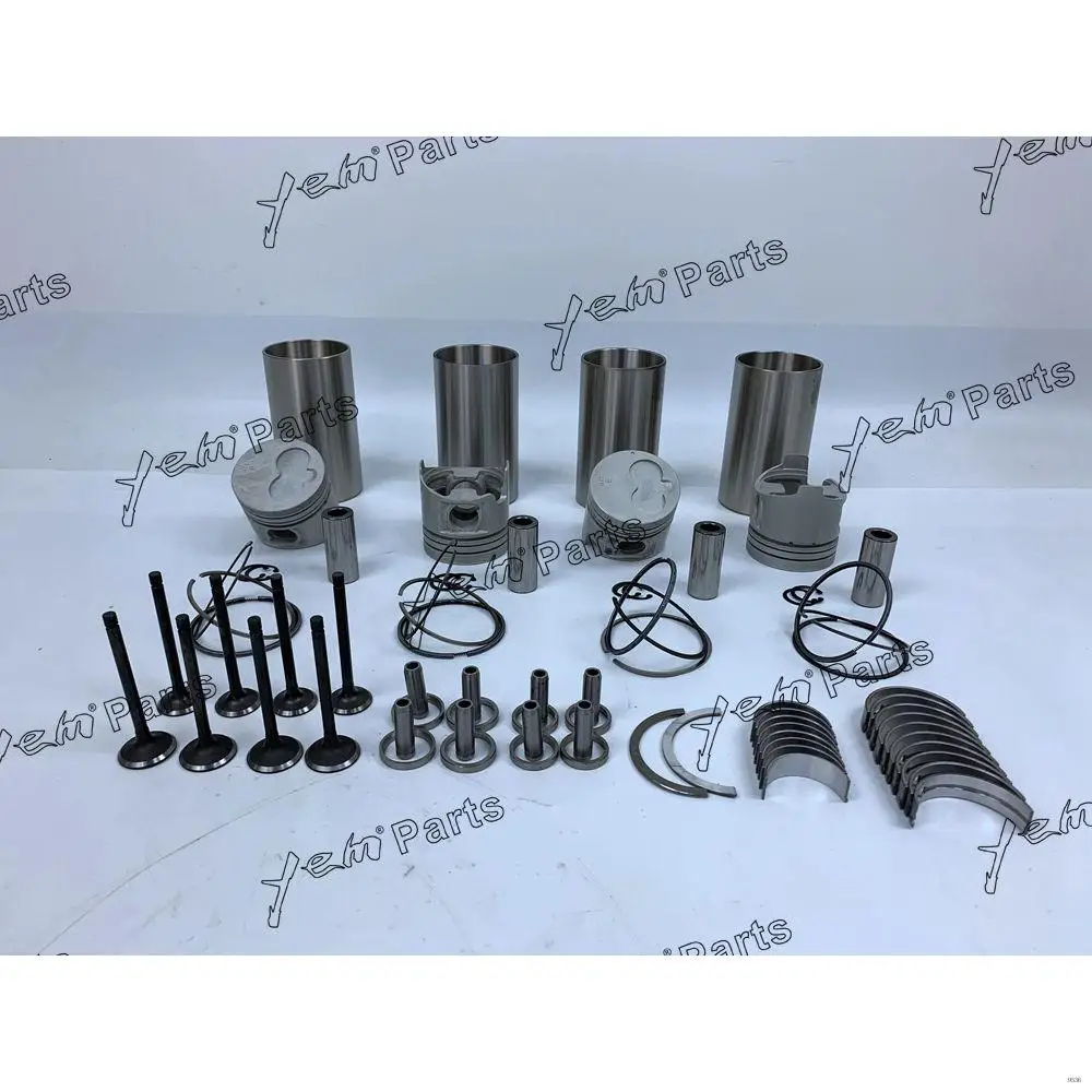 Taiwan Factory Wholesale High Quality Engine Rebuild Kit With Valve Bearings Set Piston Ring For Isuzu 4LC1