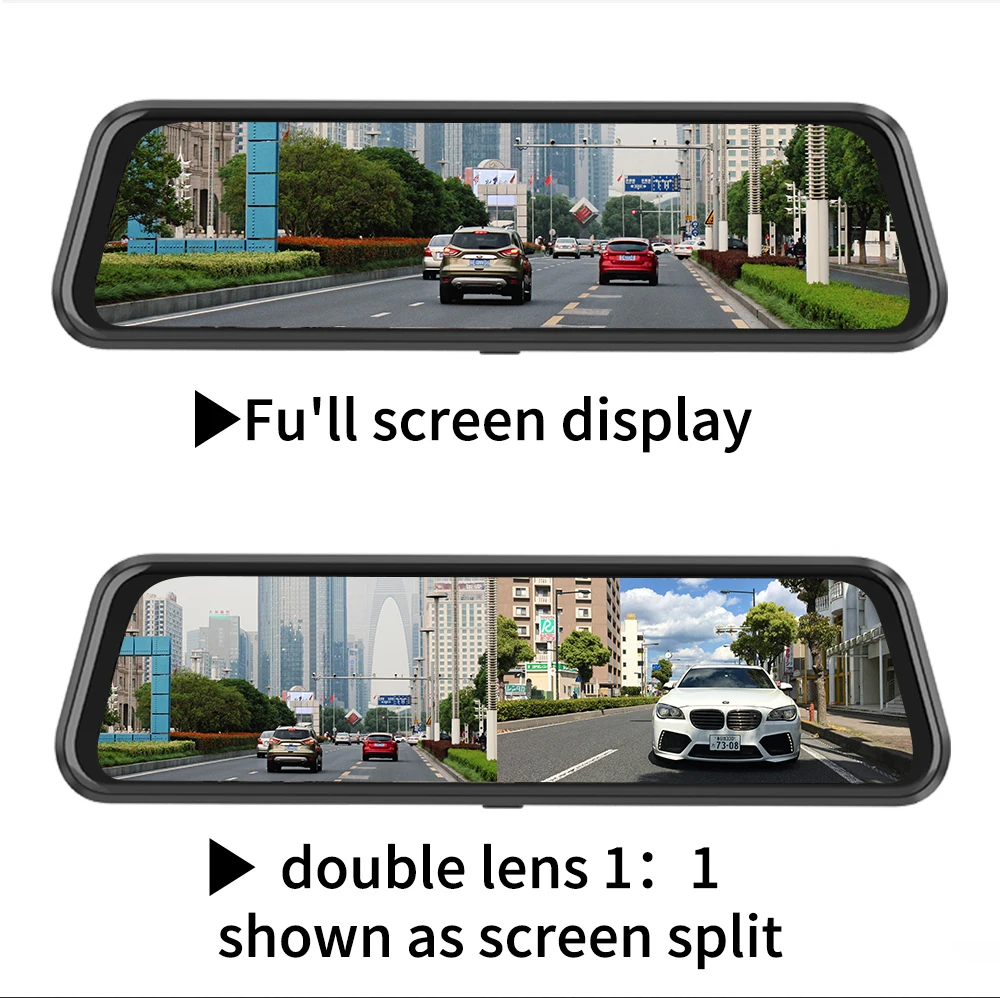 2023 Newest 2in1 Front And Back Gps 4k 2k Screen New Car Video Recorder