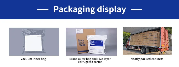 Industrial Cleaning 110gsm Disposable Lint Free White 9inch Dry Cleanroom 100% Polyester Wiper 1009SLE