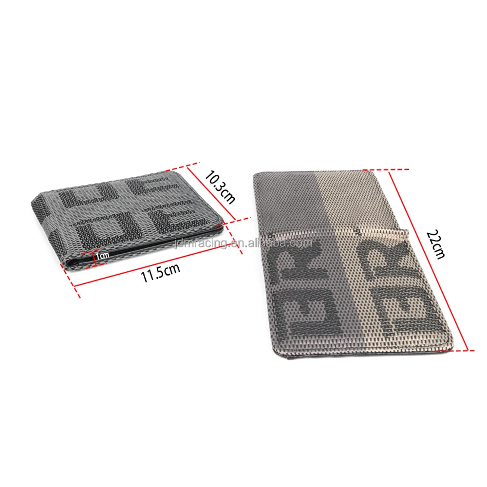 Metal Racing Wallet JDM Style Custom Racing Bride Wallet Money Purse Clip Card Package Card ...