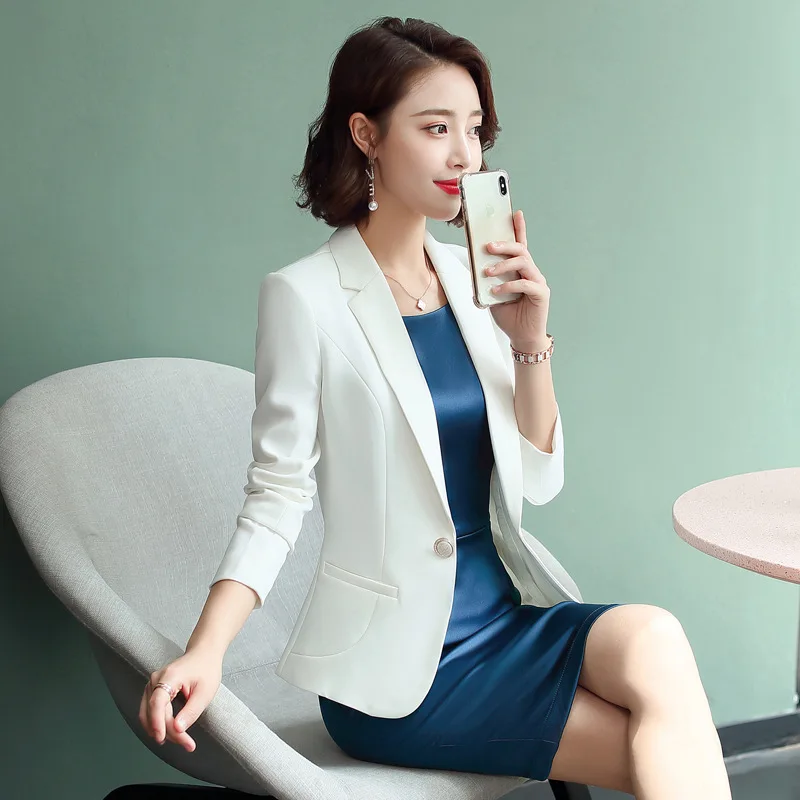 Buy Autumn Woman Garment Chic Lady Plus Size Office Wear Business Blazers  Ladies Outerwear Tops Womens Suits Coat Jacket from Guangzhou Paton Apparel  Co., Ltd., China