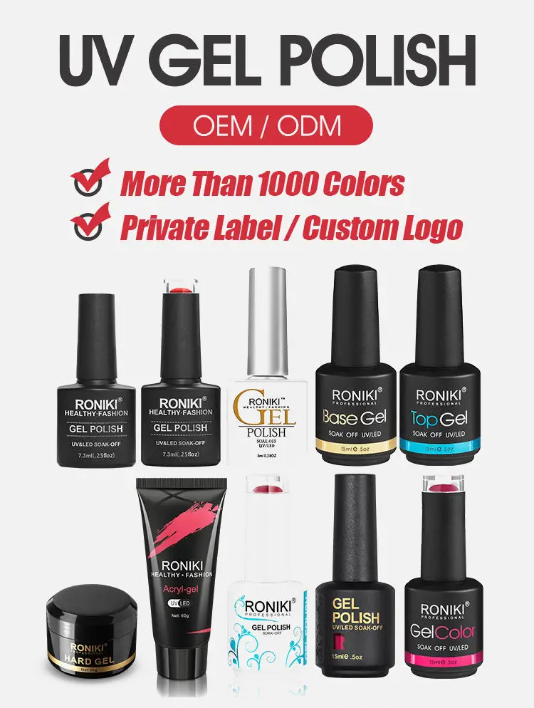 RONIKI Очень Хороший Стойкий лак для ногтей с собственной торговой маркой, разные цвета, без хемы, УФ-гель для ногтей, Создайте свой собственный бренд