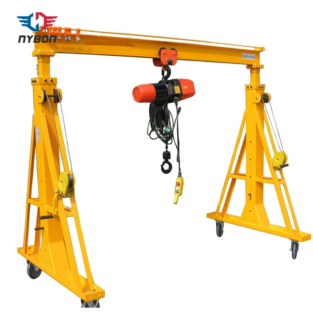 Alibaba.com: Mini Small Electric Mobile Gantry Crane 1 2 3 5 10 Ton ...