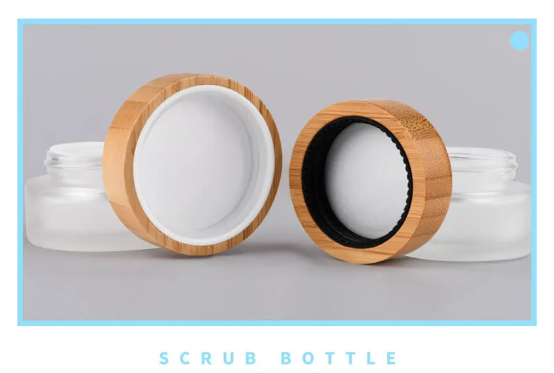 
 Косметический матовый бамбуковый стеклянный контейнер для масла с бамбуковыми крышками, 1 унция, 2 унции, 3 унции, 100 мл  