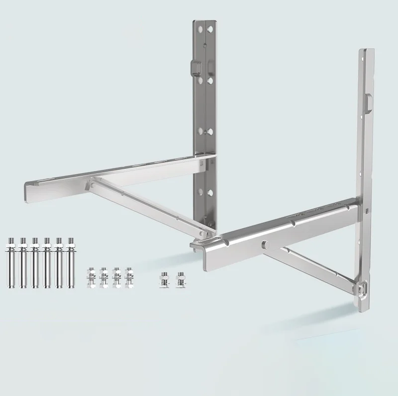 Factory Support Wall Mount Stainless Steel Air Conditioner AC Folding Bracket Outdoor Unit AC Bracket