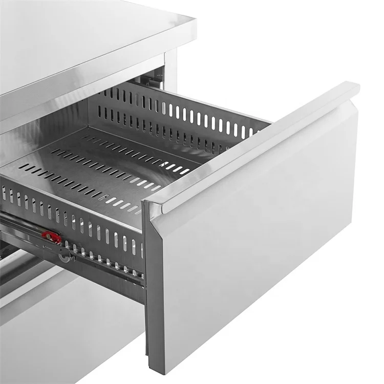 Drawer Design Undercounter Commercial Meat Fridge and Freezer With CE