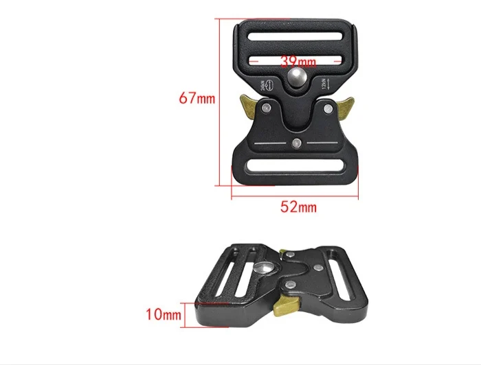 Belt Buckle Customized 50mm Zinc Alloy Adjustable Metal Quick Release Men Buckle High-quality and High Cost-effective