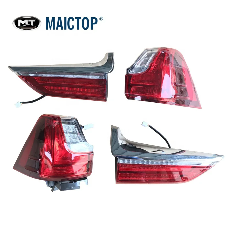 MAICTOP 2016-2018 New Model LX570/LX470 Car Accessories LED Taillight with Red/Black Turning Light