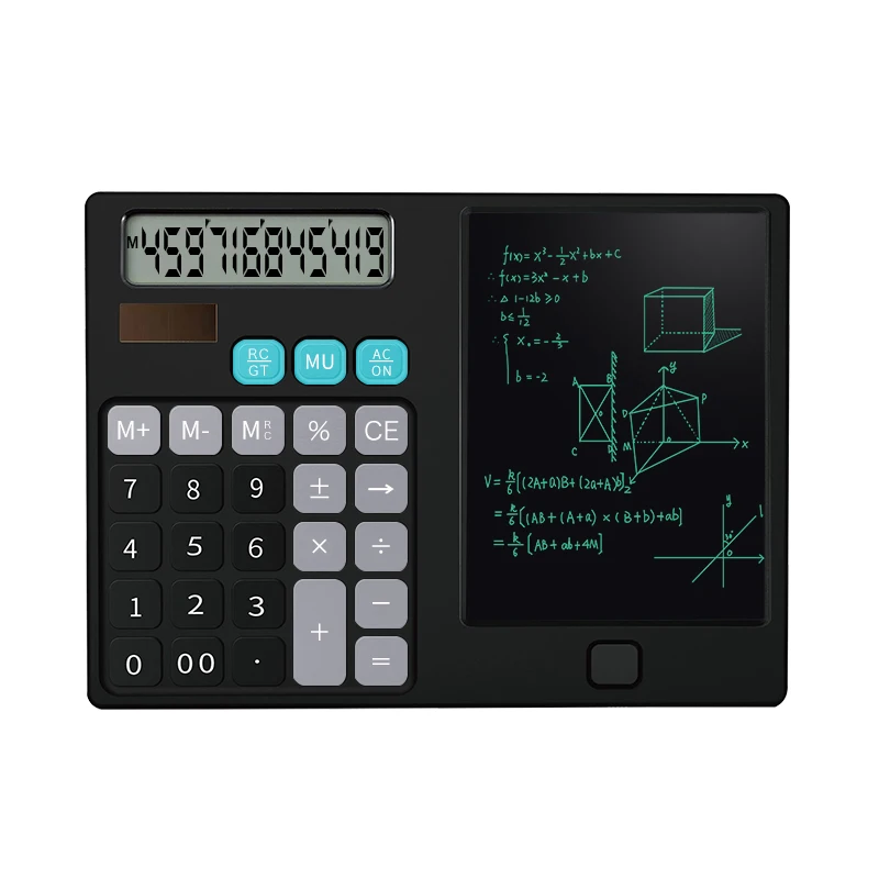 Mini Board Pockets Folding Multifunction Calculator Science  Drawing Pad Writing Doodle Digital Kids LCD Tablet Education