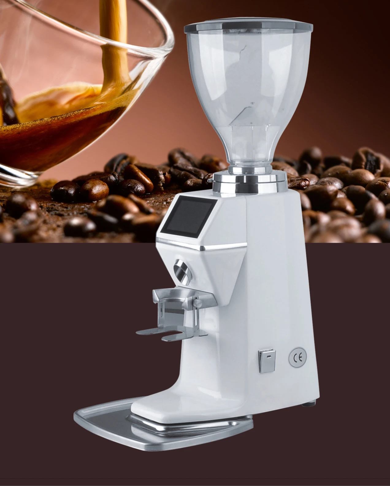 2022 Most Popular Household Espresso Coffee Grinder Titanium Small 64mm