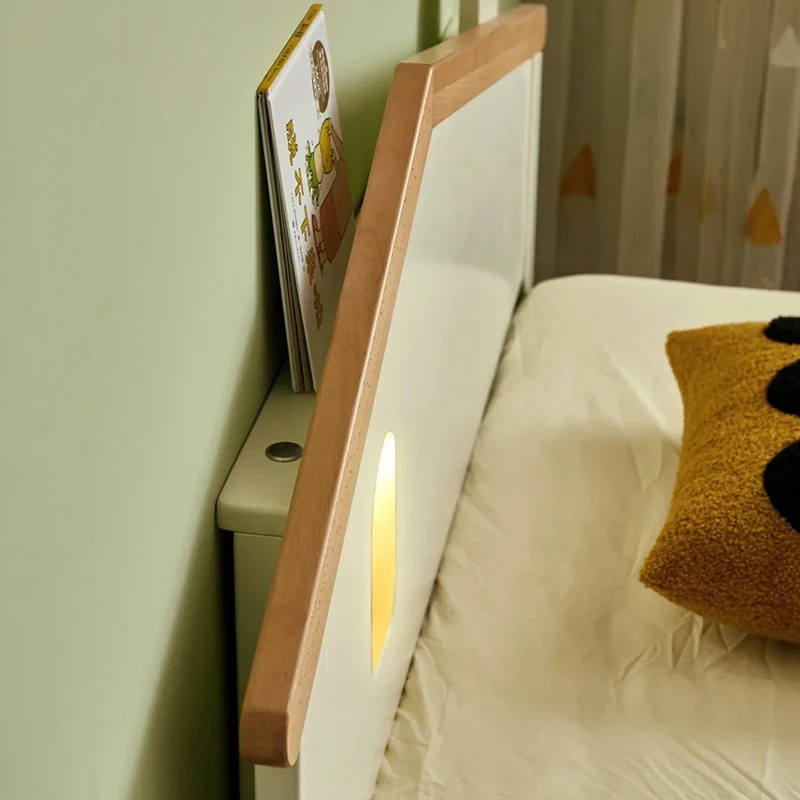 Customized Modern Design Single or Double Wooden Bed for Children's Bedroom Comfortable and Soft Furniture by Manufacturer