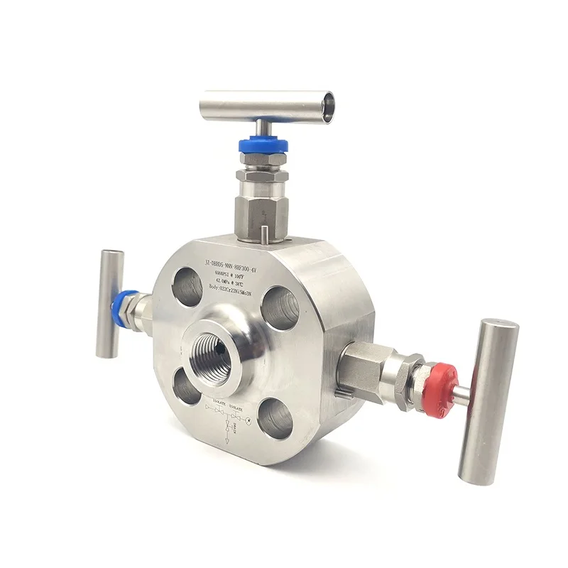 Stainless Steel Double Block and Bleed Monoflange Valve DBB Valves