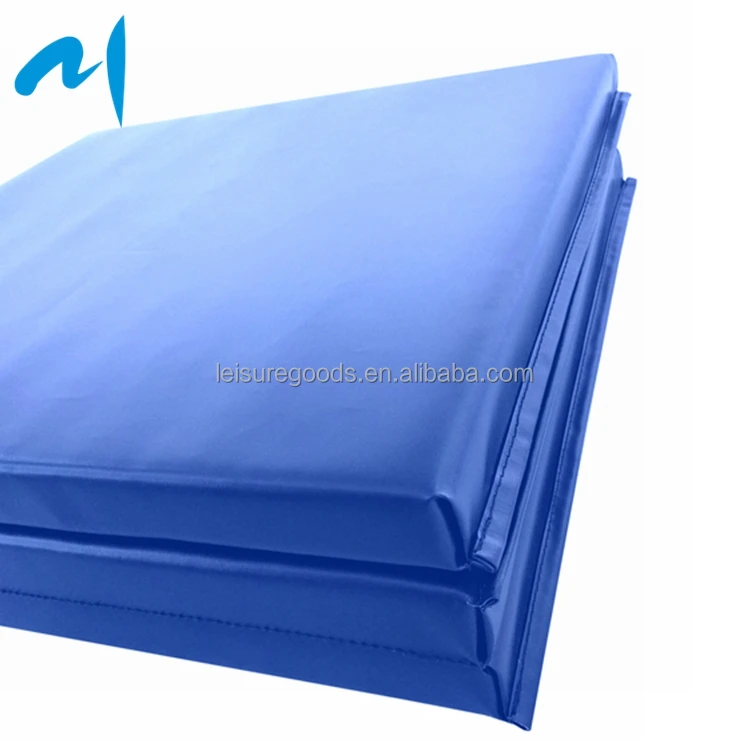 Trifold 2" Thick Blue Tumbling Gymnastics Exercise Mats Folding Gym