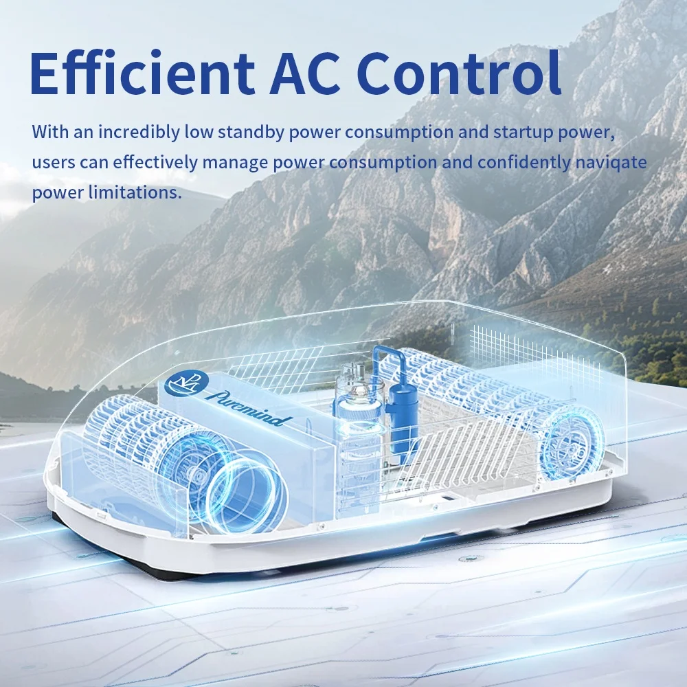 Hot Sale 115V R410a RV Air Conditioner Fast Cooling Heating System