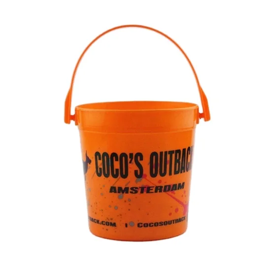 32oz Plastic Cruzan Rum Buckets for Cuervo Gold Tequila Lemon Lime Soda