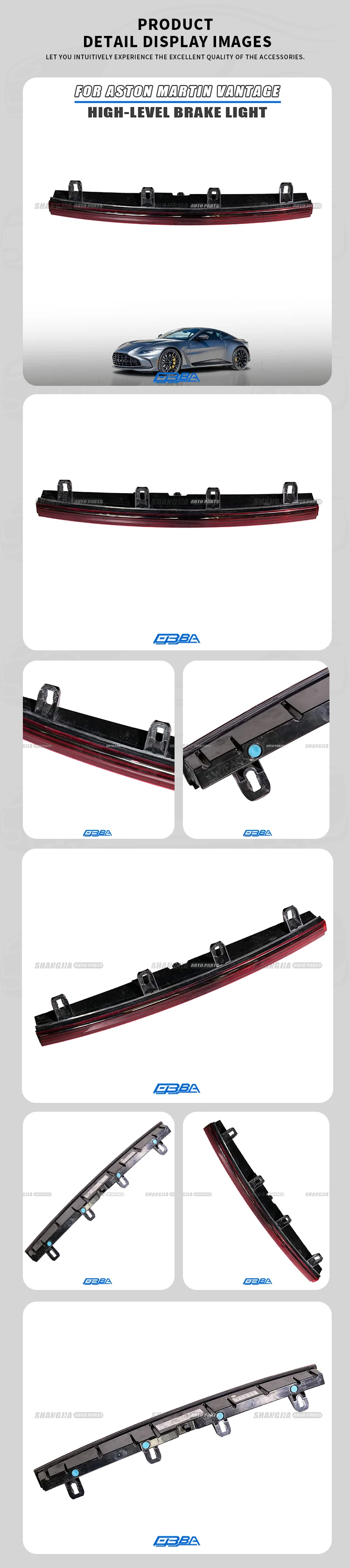 product led brake light for aston martin new vantage ky63 13n408 ac brake lamp original used high quality auto parts easy to install655-1