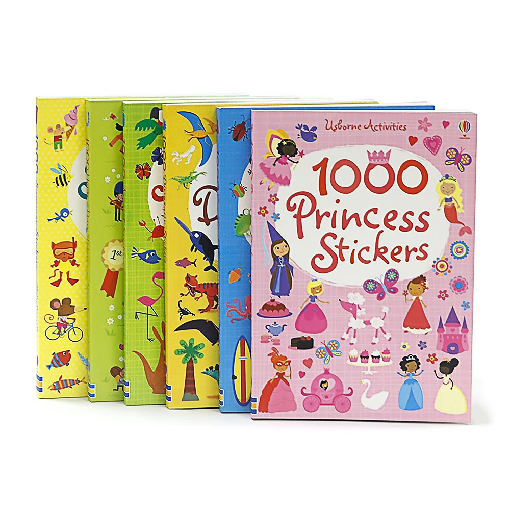 Производители, высокое качество, пользовательская печать, полноцветные Детские награды за активность, детский счастливый планировщик, многоразовая наклейка, книга