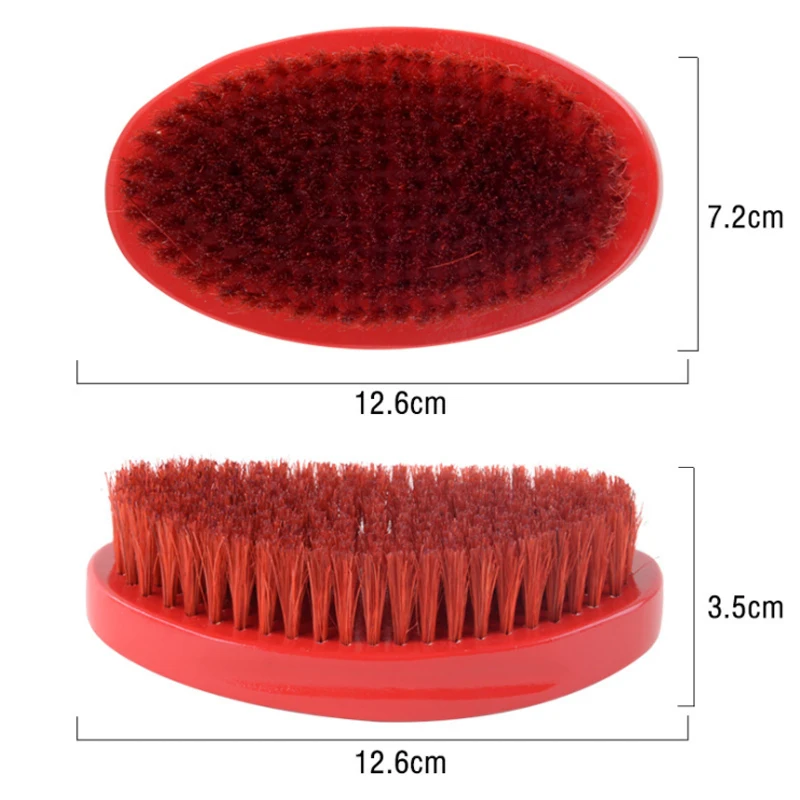 НОВАЯ щетка для волос красная синяя черная светлая щетина 360 волнистая мягкая средней