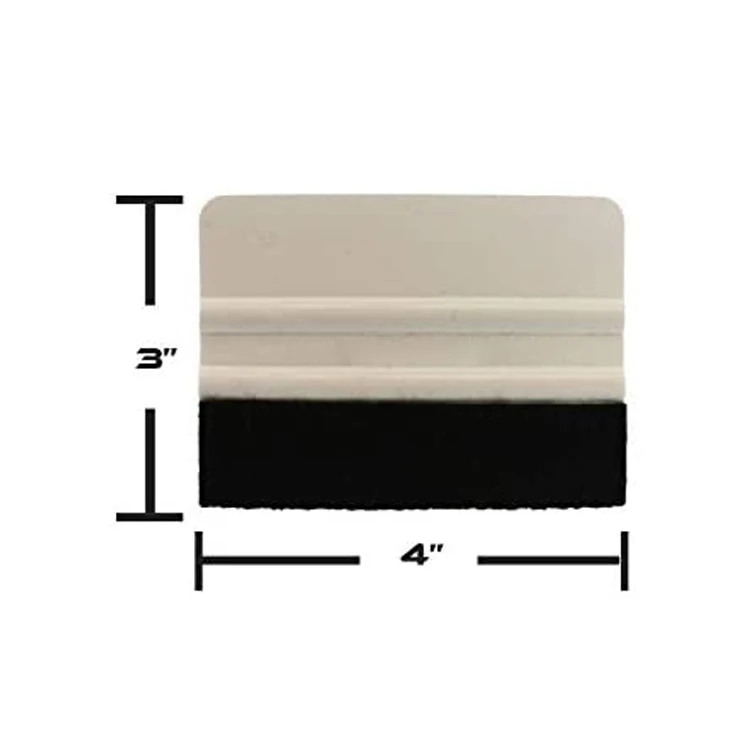 Durable car window vinyl film wrap tool kit 3m wool felt plastic tip edge squeegee
